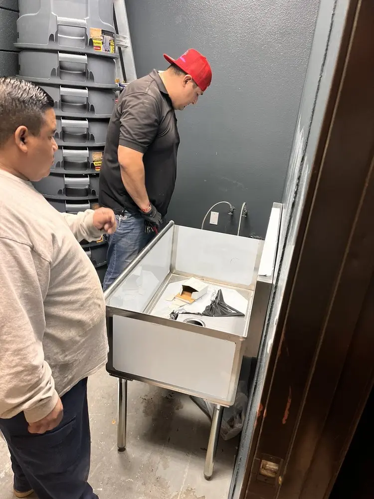 Commercial plumbing and sink installation in Bartow